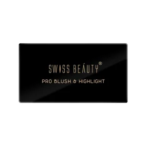 Swiss Beauty Pro Blush & Highlighter Palette – 05 Shade | Lightweight | Natural Glow | Silky Formula | Luminious Finish