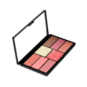 Swiss Beauty Pro Blush & Highlighter Palette – 05 Shade | Lightweight | Natural Glow | Silky Formula | Luminious Finish