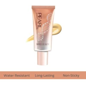 Swiss Beauty PEARL Illuminator Makeup Base – 01 Golden Pink 35g Non-Sticky Long Lasting Highlighter