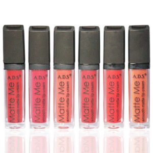 A.D.S Matte Me Liquid Lip Cream Multi Shade (Pack of 6)