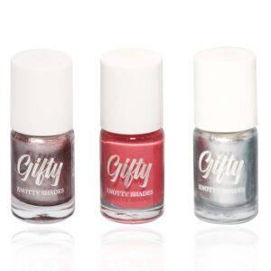 Gifty Combo of 3 Shine & Glitter Nail Paints