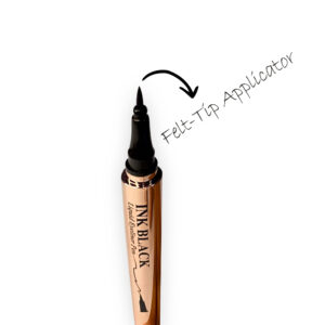 MARS Strong Black Liquid Ink Eyeliner [Water-Resistant] Felt-Tip Applicator