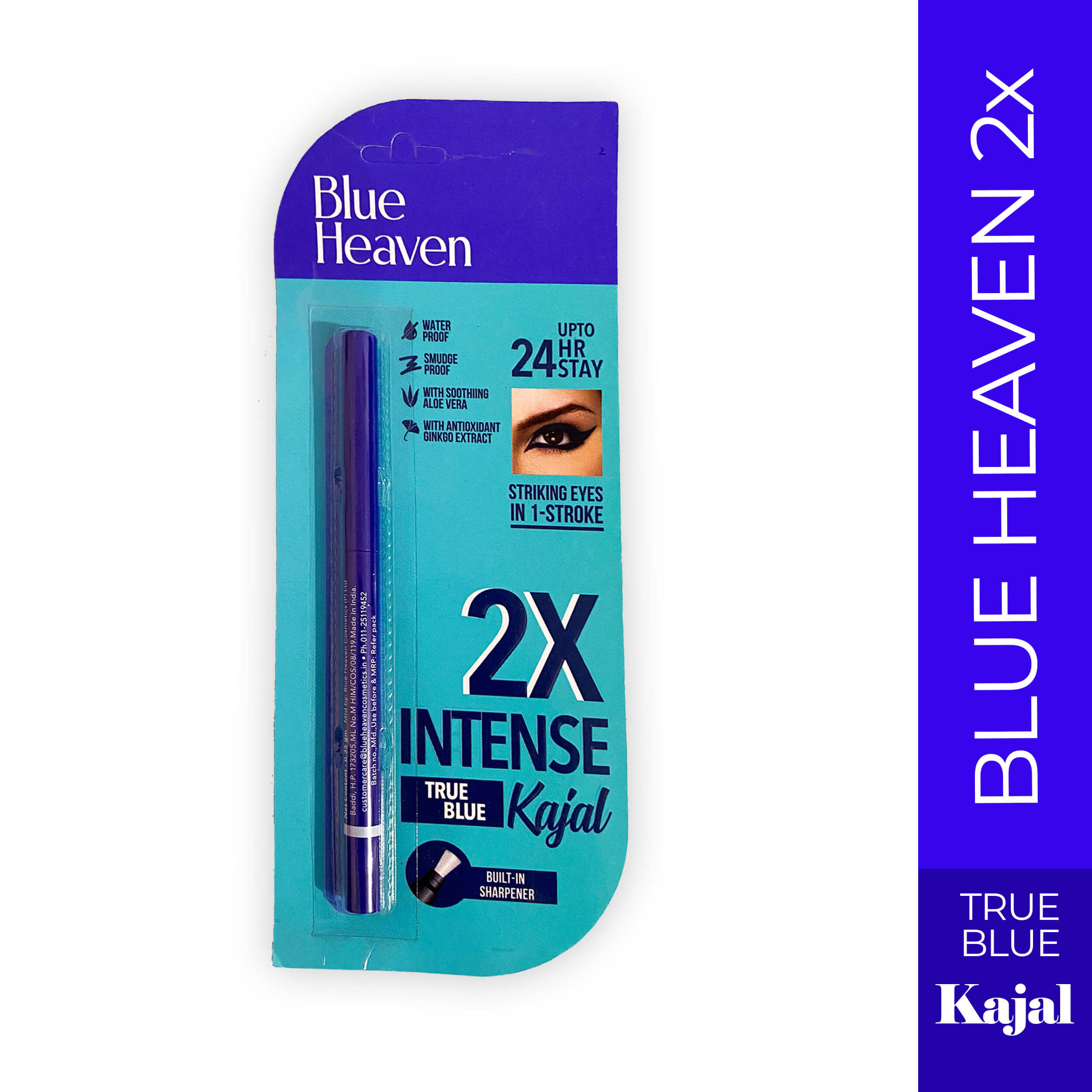 Blue Heaven 2x Intense Pencil {Blue Kajal} Waterproof