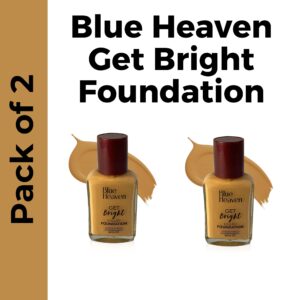 Blue Heaven Sheer Finish Liquid Foundation 28ml {Natural 2-103} Pack of 2