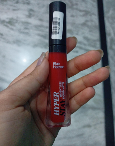 Blue Heaven Hyper Stay Liquid Lipstick - 05 Mystic Maroon (6ml) photo review