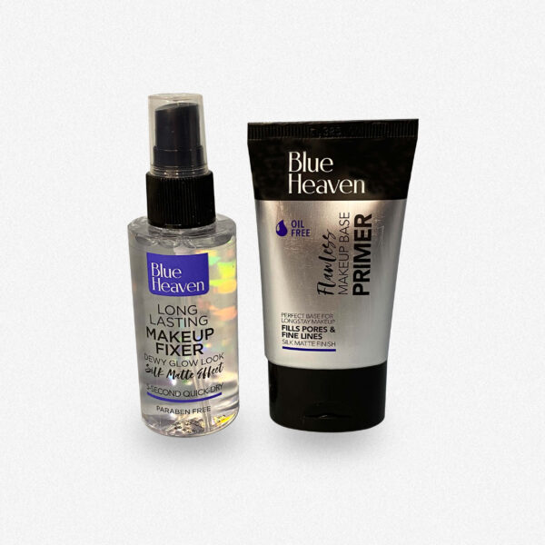 blue heaven makeup fixer and makeup primer combo of 2