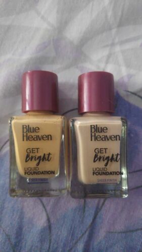 Blue Heaven Get Bright Liquid Signature Foundation {Natural - 2N} | Pack of 2 photo review