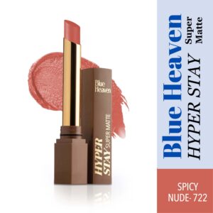 Blue Heaven Hyper Stay Super Matte Lipstick Spice Nude – 722