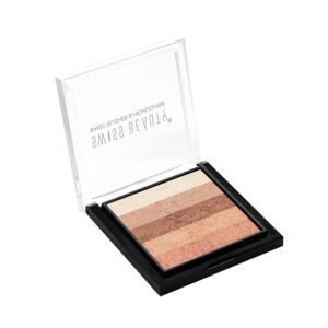 Swiss Beauty Brick Highlighter – 04 | Highly Pigmented | Luminious Glow | Sheer Coverage | Powder Highlighter