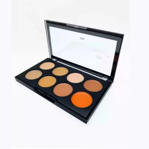 Hilary Rhoda 8 Shades Highlighter & Contour Palette 01 | 8 Shades | Light to Medium Coverage | 150g (Multicolor)