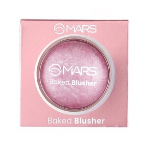 MARS Baked Blusher Powder – 06 Shade | Semi-Matte Finish | Highly Pigmented Powder | Sparking Effect | 7g