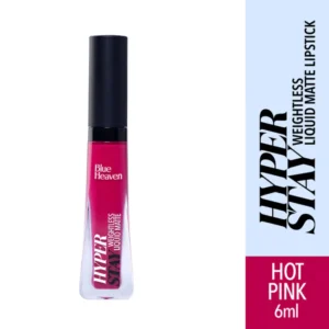 Blue Heaven Hyper Stay Liquid Lipstick – 08 Hot Pink | Weightless Matte Coverage (6ml)